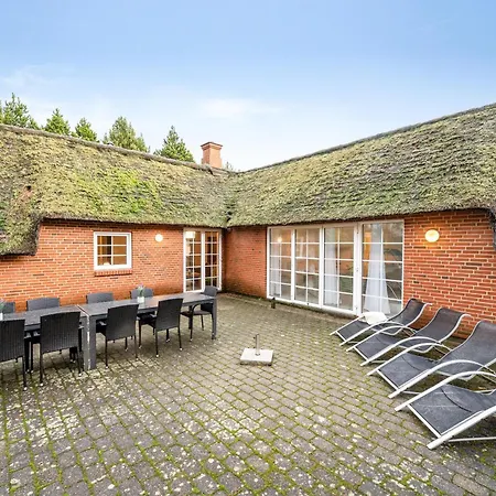 Renovated Thatched Pool House By The North Sea For 16 People, Holiday home Ulfborg